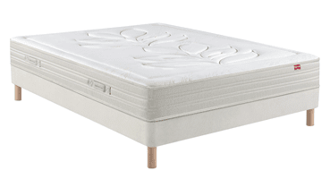 matelas Épéda flore 27 cm, ressorts ensachés multi air, 3 zones de confort, fabriqué en france