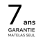 matelas Épéda gaya 31 cm ressorts ensachés multi air 5 zones de confort fabriqué en france