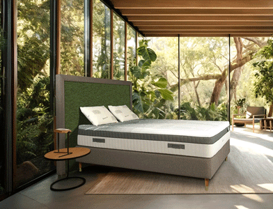 matelas biotex bio tempo, mousse mémoire de forme mémaura ultra aérée + haute résilience soja, fabriqué en france