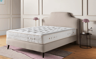 matelas tréca impérial apollon 25 cm, ressorts ensachés capitonnage intégral fabriqué en france