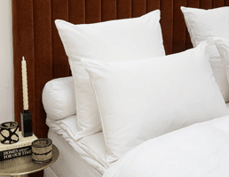 oreiller drouault harmonie en duvet canard + flocon de laine fabriqué en france