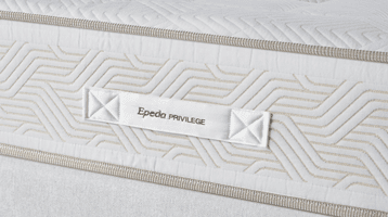 matelas Épéda dauphine 27 cm, ressorts ensachés multi air, 3 zones de confort, fabriqué en france