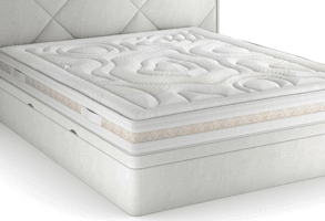 matelas andré renault glamour 24 cm, 100% latexair d'origine naturelle fabriqué en france