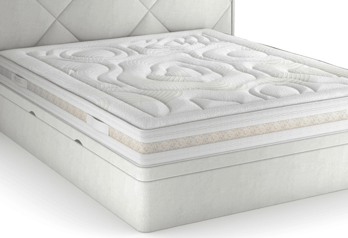 matelas andré renault glamour 24 cm, 100% latexair d'origine naturelle fabriqué en france