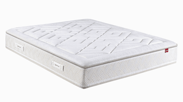 matelas Épéda orphéon 27 cm, 650 ressorts ensachés multi air + 2 cm de latex naturel (face hiver) par Épéda
